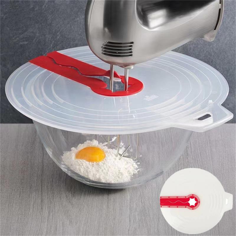 Kitchen Appliances For Sale - Beat Eggs Mixer-Abdeckung, Mixer-Spritzschutz, Schneebesen, Rührschüssel-Deckel,