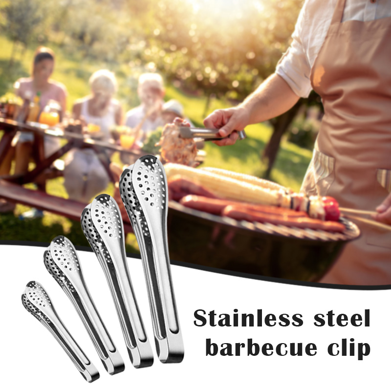 Kitchen Appliances Hobart - Grillzange aus Edelstahl, Steak-Clip, Grillzange, vielseitig