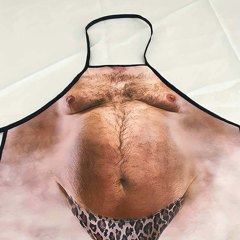 Kitchen Appliances Hobart - Herren-Küchenschürze mit Bierbauch-Aufdruck – Polyestermaterial, gewebt,